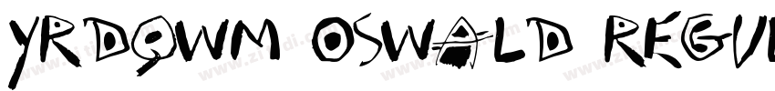 YRDQWM Oswald Regula字体转换 YRDQWM Oswald Regula字体转换
